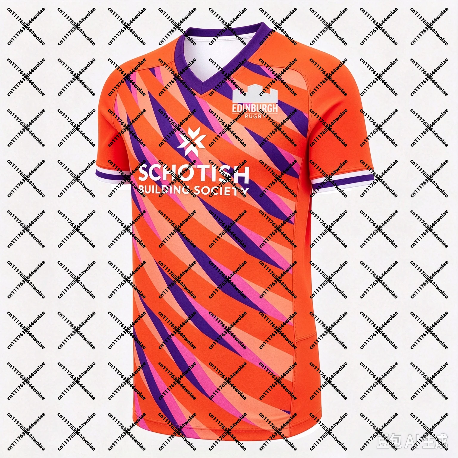 2026-27 Edinburgh British rugby jersey T-shirt Men's and Women's Breathable Quick Drying Loose Short sleeve fan gifts Tops