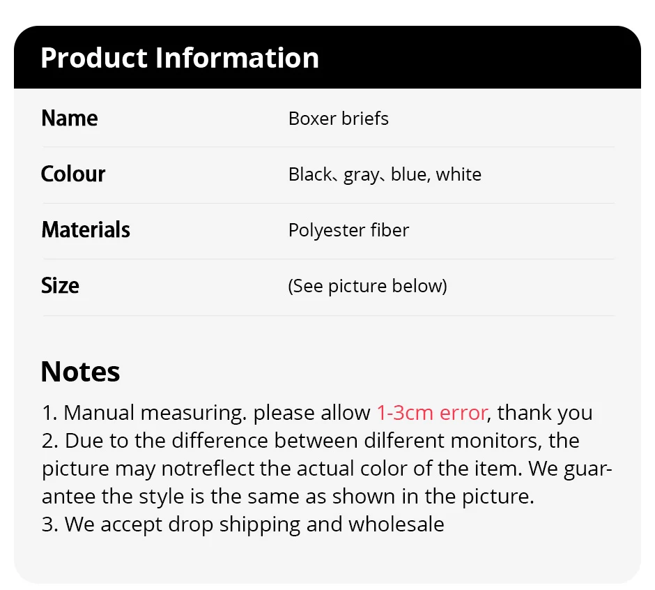 4/10-teiliges Set klassischer, modischer, einfarbiger Unterwäsche für Herren, bequem, Übergröße, schwarze Boxershorts für Teenager, Basisshorts – Detail 2