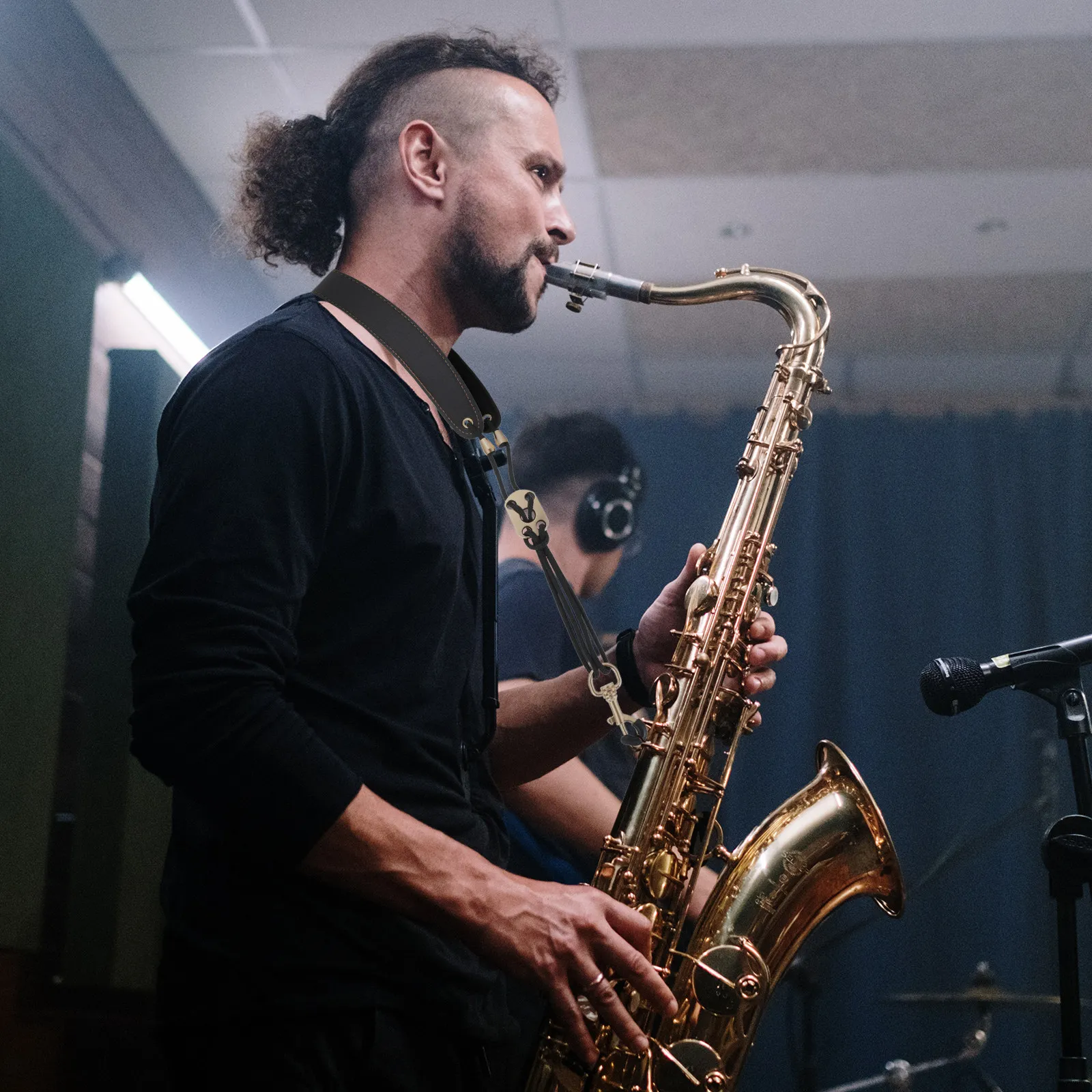 Wide Comfort Saxophone Neck Strap – Durable, Ergonomic Design for Long-Term Use, Ideal Gift for Sax Players