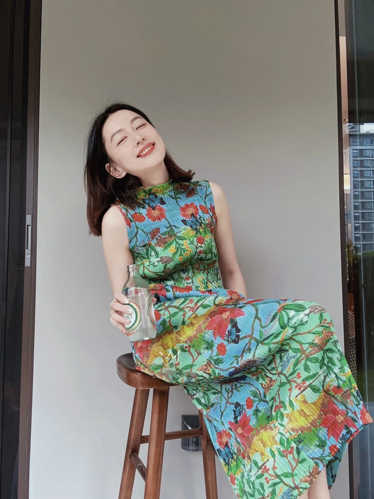 Vestido Ele con estampado floral y pliegues Svel round Ne adelgazante verano Dr Vintage Sle Commute adecuado H-Line Dr