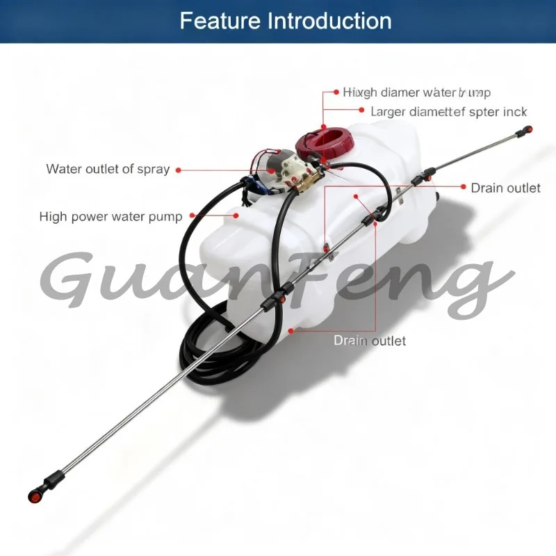 60L large capacity car electric sprayer, 3-5L/minimum flow, car spray tool