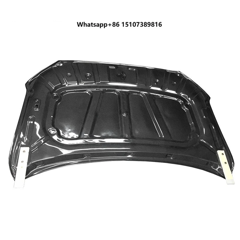 Double Side Carbon OEM Style Carbon Fiber Hood for Elantra 2016-2017 New Bolt-On Vented with Bolts