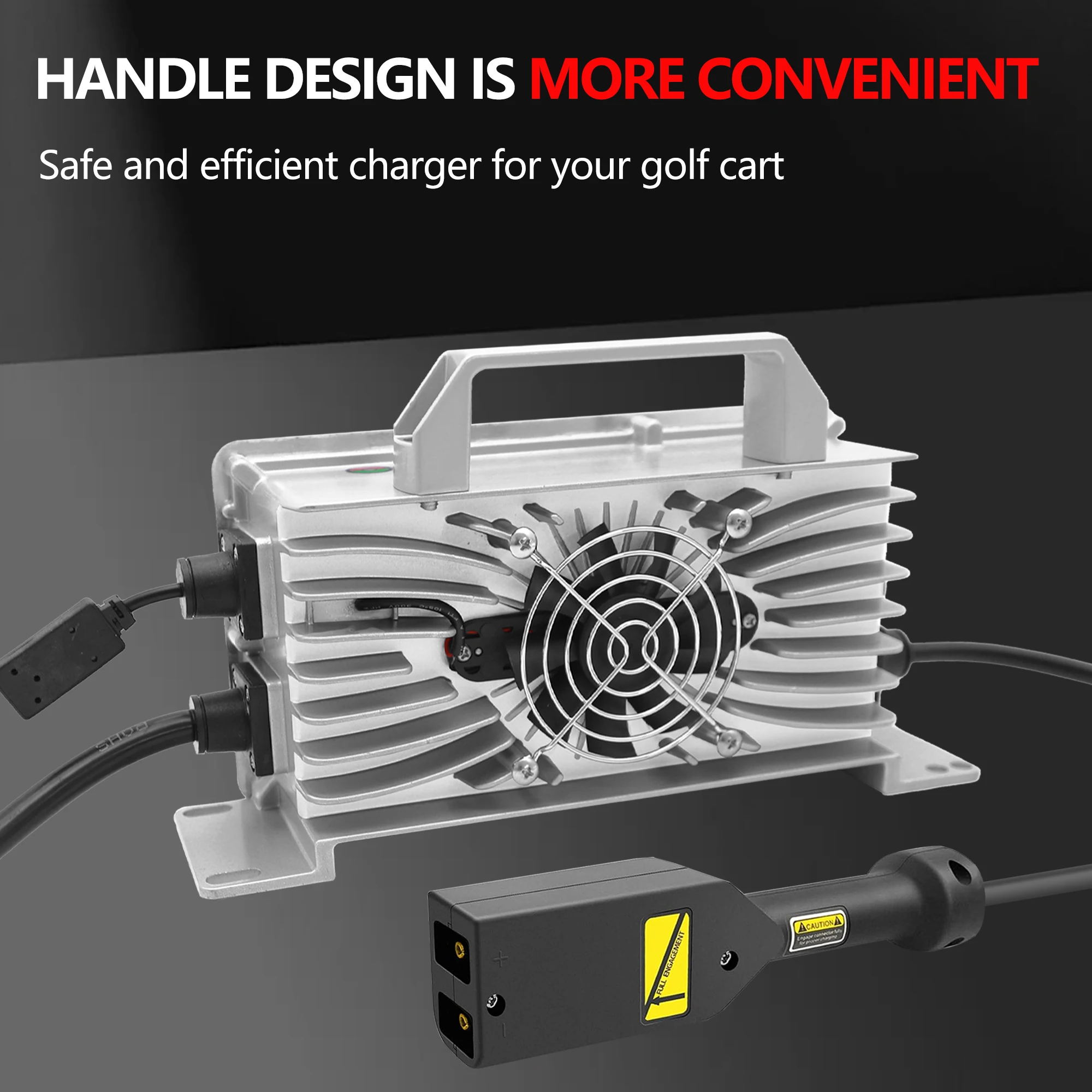 

Зарядное устройство 36 В, 18 А для свинцово-кислотных аккумуляторов, зарядное устройство для тележек для гольфа для Medalist EZGO TXT (с вилкой типа D)