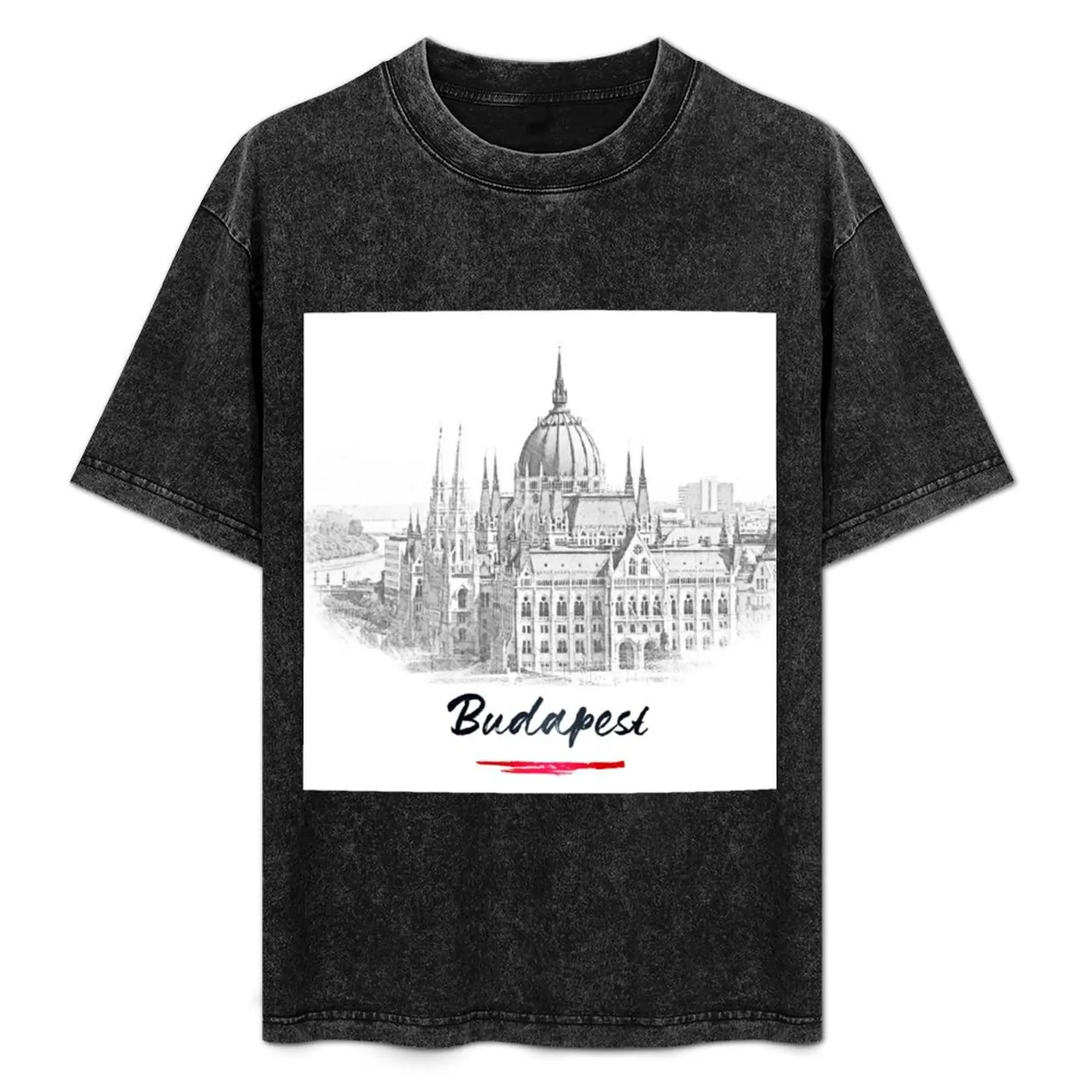 

Budapest - Hungary - Parliament T-Shirt Lightweight Basic Short Sleeve Shirt