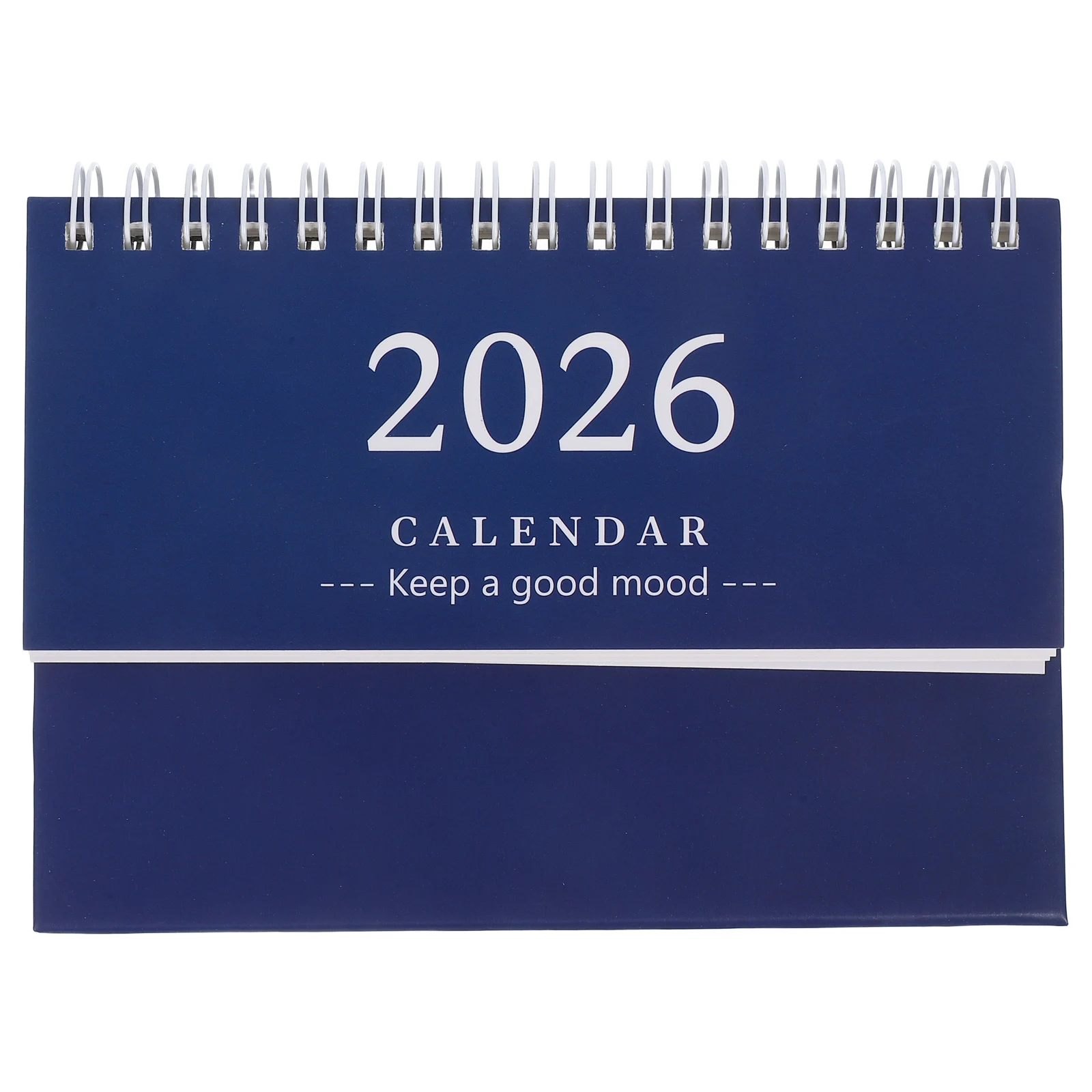 

Mini 2025-2026 Desktop 18-Month Standing Flip Planner Small Office Home Use Space-Saving Daily Organizer For Teachers Workers
