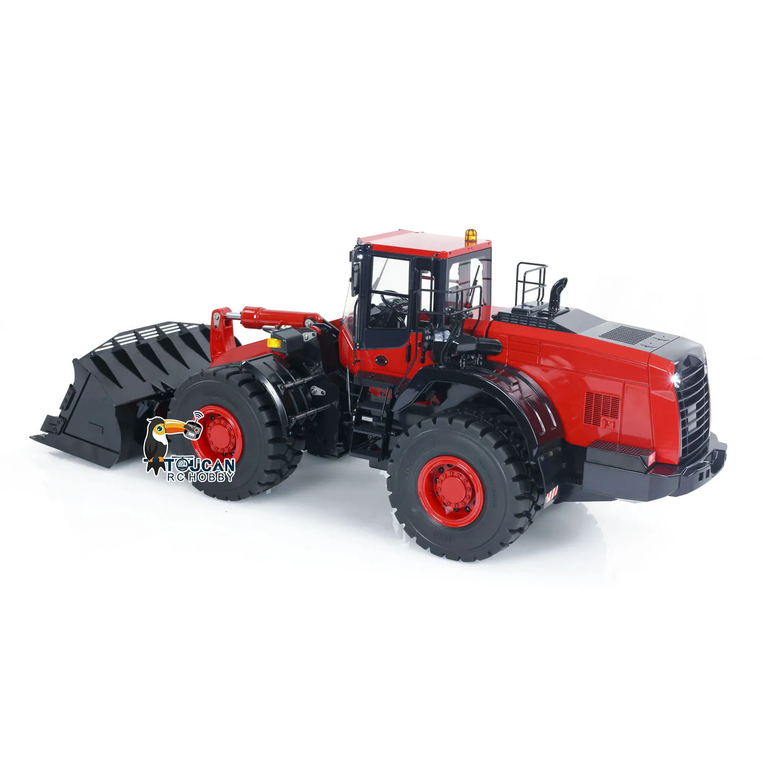 1/14 WA480 RC Metal Hydraulic Loader Electric Trucks Construction Heavy Machine Quick Coupler Fork Light Sound ST8 Radio Battery