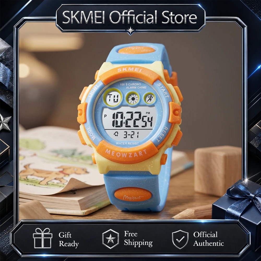 SKMEI 7803 5Bar Waterproof Kids Wristwatch Boys Girls Children's Watch Luminous Display Sports Electronics Watch Relogio