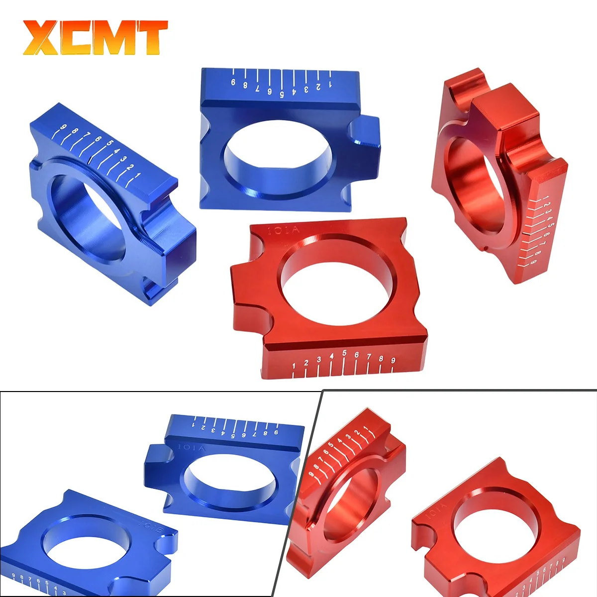 

Motorcycle CNC Rear Chain Adjuster Axle Blocks For HONDA CRF250R CRF450R CRF250X CRF450X CRF250RX CRF450RX CR 125 250 CRF X R RX