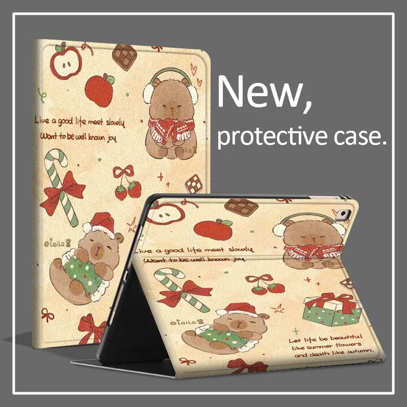 

Праздничные костюмы медведя для Huawei MatePad 5, 10, 11, 13, 3, X9a X8a V7 6, 11,5, 13,3, защитный чехол для планшета