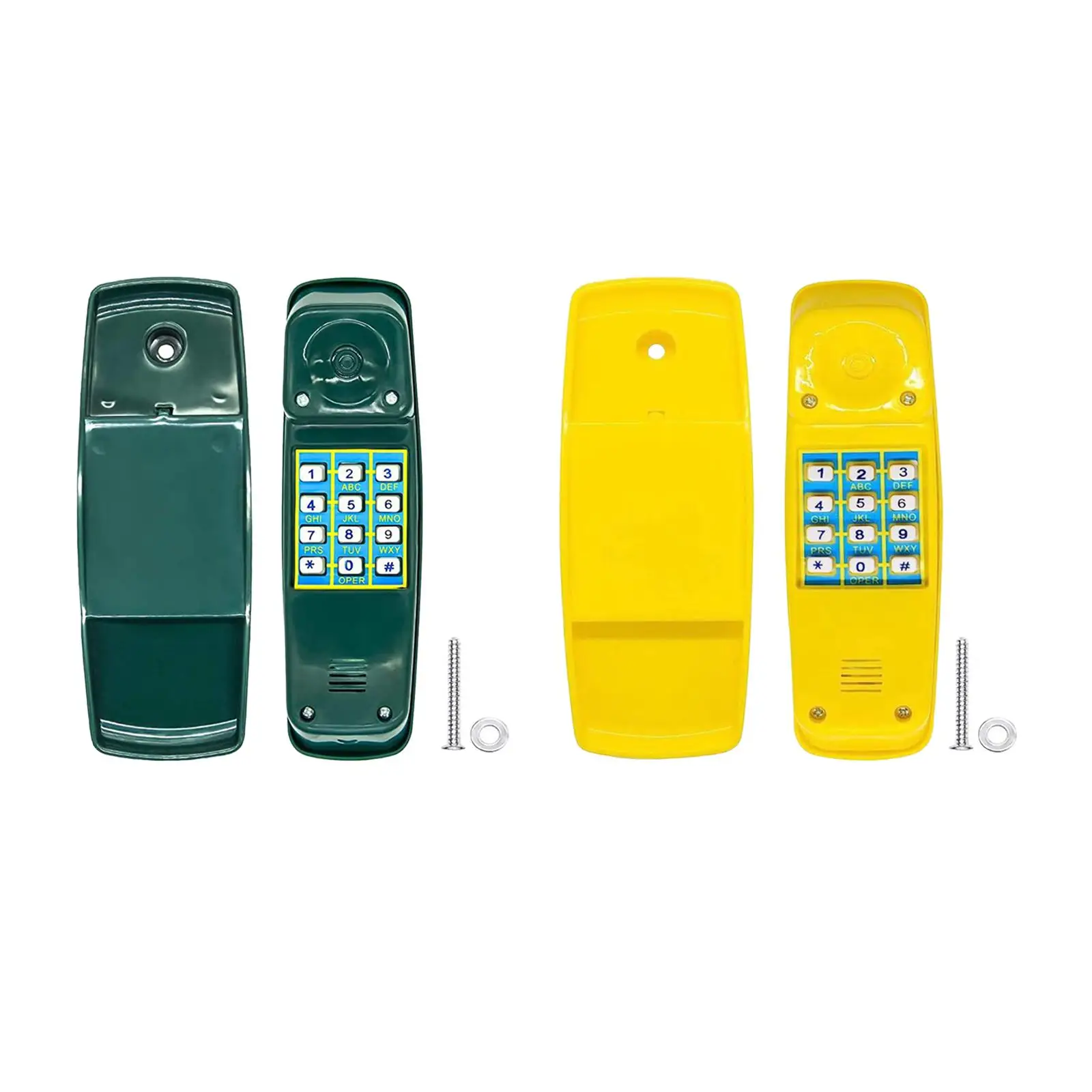 Swing Set Phone Toys Pretend Play Numeric Key Telephone for Educational Gift