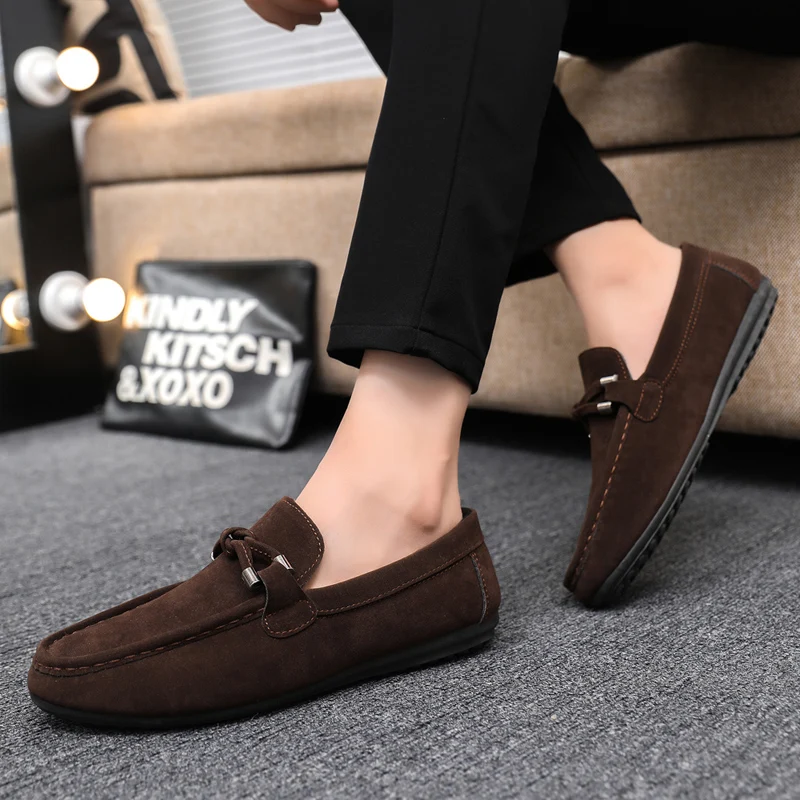 New Cool Business Shoes for Men Breathable Male Summer Officer Walking Shoes Comfortable Stylish Youth Fashionable Moccasins