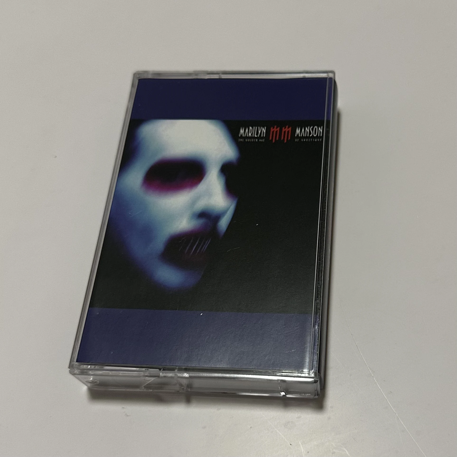 Cassette de Música Alternativa Rock Marilyn Manson, Álbum The Golden Age Of Grotesque, Casetes Thaeter, Cosplay, Walkman, Bandas Sonoras, Caja