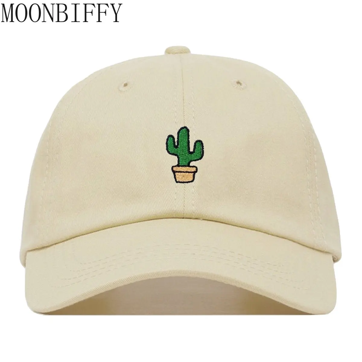 Autumn Cactus Embroidery Baseball Cap Fashion Couple Hat Summer Breathable Sports Caps Outdoor Dad Hats Sun Hat Gorra Beisbol