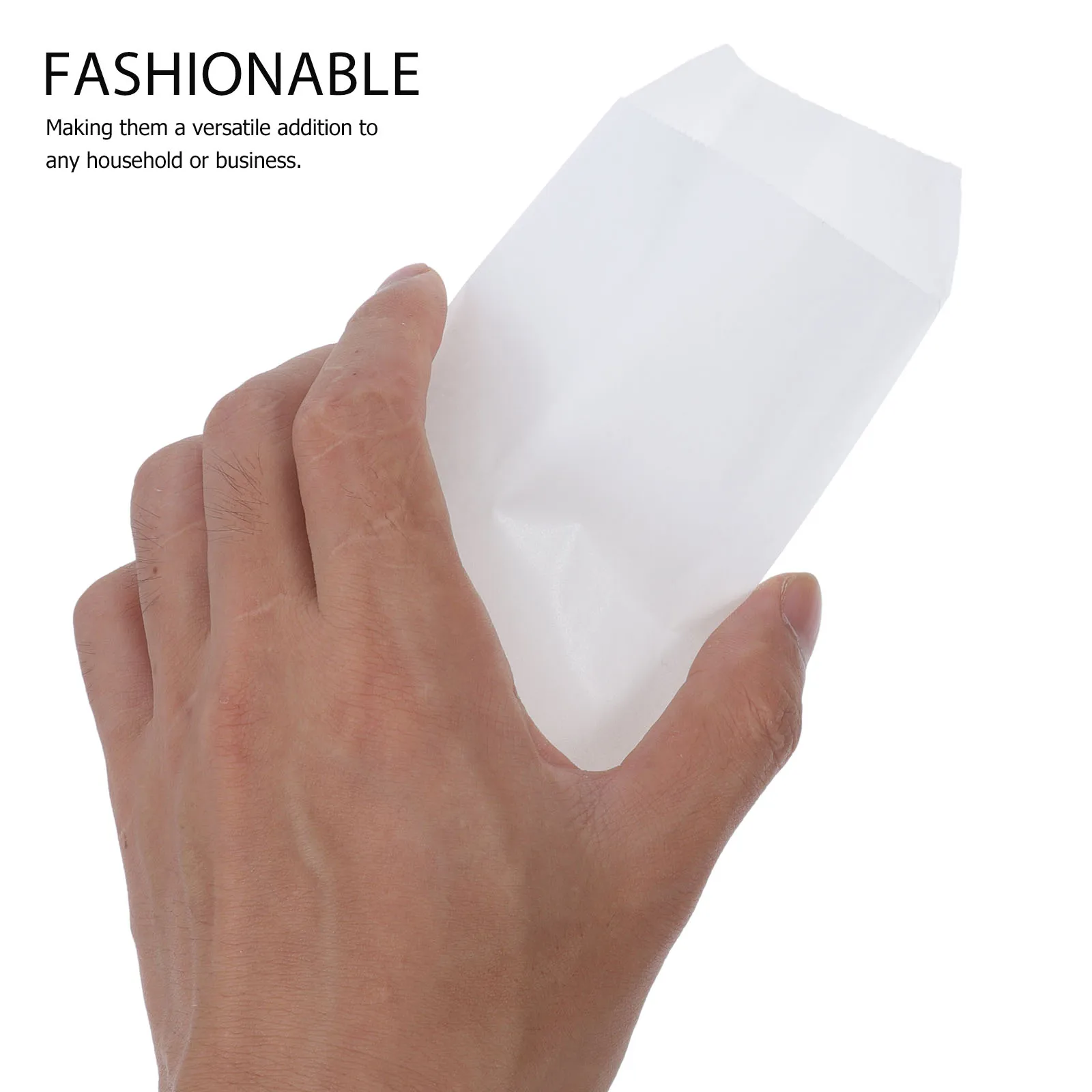 100 Pcs Wax Paper Bag Glassine Bags Translucent Candy Packing Baking Cookie Food Packaging Craft Bag Gift Box Bakery Sweet Pouch