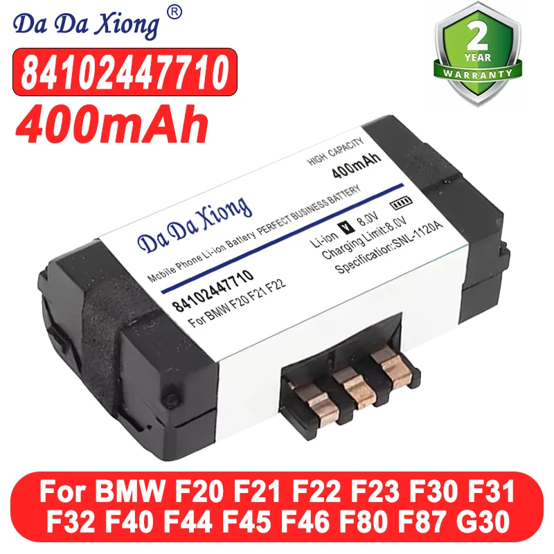 

Car SOS Emergency Battery 84102447710 2447710 Replacement Parts Or F20 F21 F22 F40 F87 Battery Bornes Protector Accessories