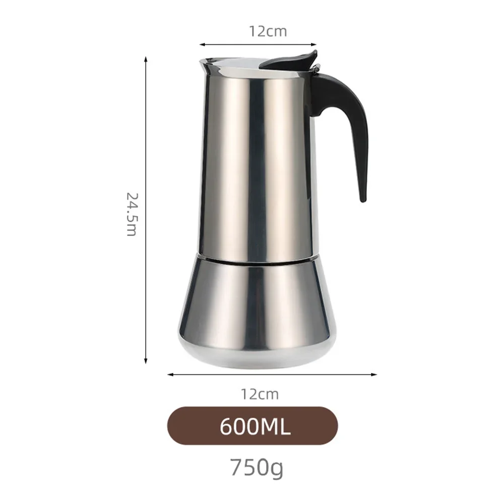 Moka Pot Classic Italian  Brewing Tools Espresso Maker 50/100/150/300/450ml Aluminum Cafe Accessories Italian Coffee Machine