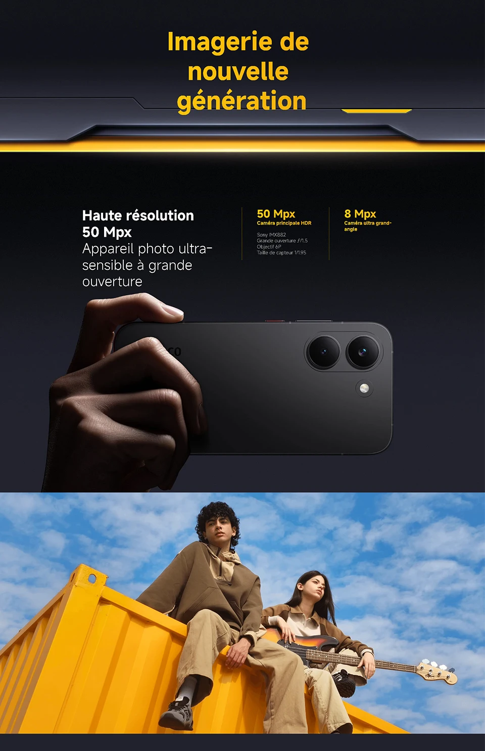 POCO X8 Pro 5G 256GB/512GB EEA Version NFC, Dimensity 8500-Ultra, 6.59 inches, 120 Hz, 50 MP Camera, 6500 mAh, IP68