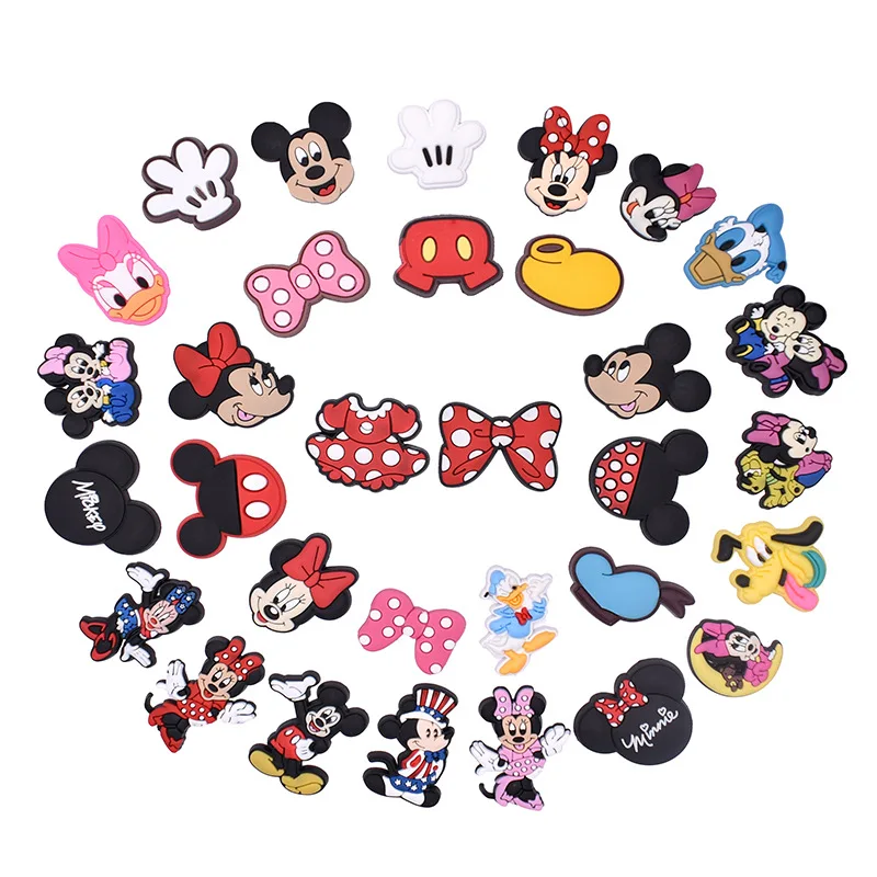 Disney Cartoon New Hole Shoe Flower Accessories PVC Shoe Flower Accessories Shoe Buckle Decoration DIY Detachable Shoe Buckle