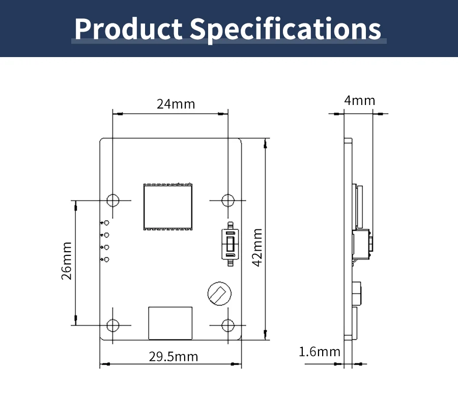 Yahboom GPS-Modul-Empfänger mit Antenne, hohe Empfindlichkeit, Navigation, Satellitenpositionierung für Drohnen, ROS-Roboter, Elektronik-Kit – Detail 1