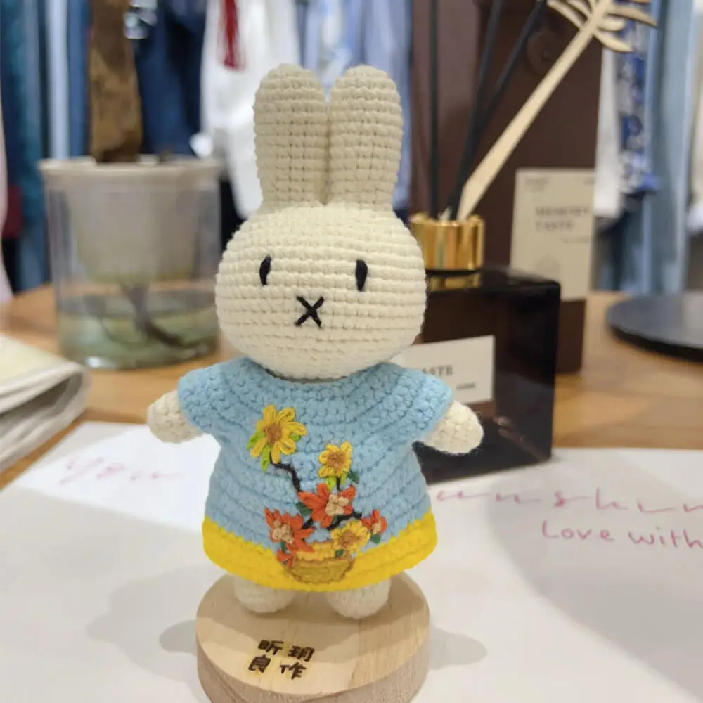

Miffy Dolls Are Hand-Crocheted Into Cute Cartoon Clothes That Can Be Changed They Are Perfect Gifts for Friends and Couples