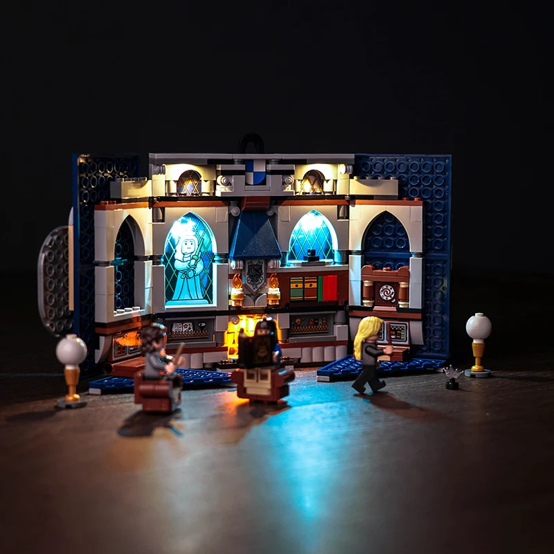 Lazishi LED Light 76411 Set Suitable for Ravenclaw ™  House Banner building blocks (only including lighting accessories)