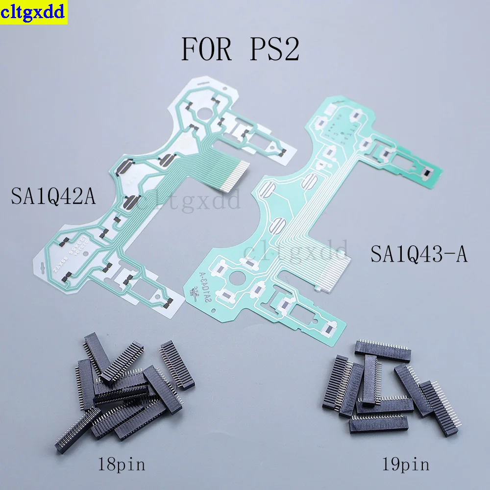 Cltgxdd 1 Piece FOR PS2 SA1Q42A SA1Q43-A Ribbon Circuit Board Film Control Rod Flexible Cable Conductive Film Slot 18/19 Pins