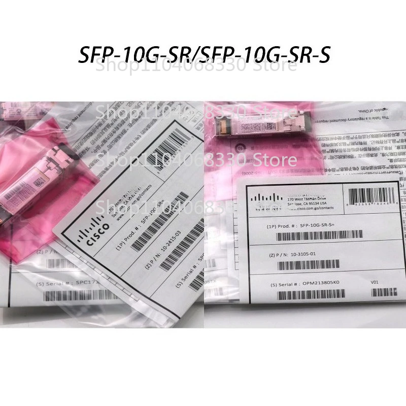 

New Sealed For Cisco SFP-10G-SR/SFP-10G-SR-S 10G SFP+ 850nm 300m Transceiver Module