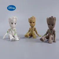 Disney 6CM Guardians Of The Galaxy Tree Man Groot Action Toy Figure Doll Model Cartoon Mini Groot Kid Holiday party Gift