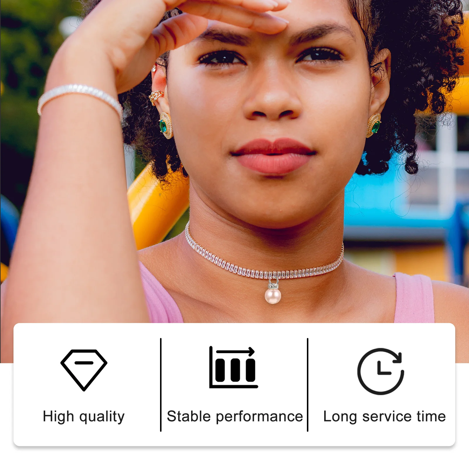 

50Pcs Imitation Pearl Pendant Jewelry Making Accessories Compact Lightweight DIY Necklace Charms Imitation Pearl Charms