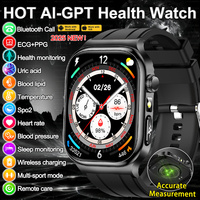 2025 New Micro Physical Examination Five Organ Health Smartwatch Blood Pressure Uric Acid Body Fat Watch BT Call Smart Watch Men