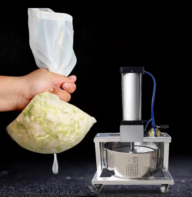 Stainless Steel Garlic Paste Grinder Machine Honey Wax Press Extractor with Mesh for Home Kitchen Use