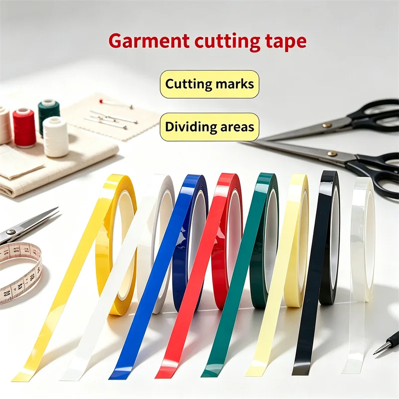 Desktop Positioning Tape Marking 5s Partition Marking Whiteboard Color Heat-Resistant Marking Clothes Cutting Marking Items Mara