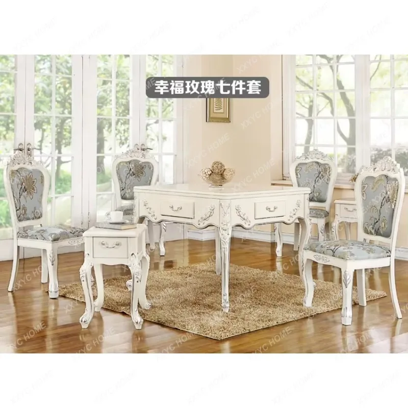 XXStyle Mahjong Machine utomatic Solid Wood Mahjong Table Dining Table Dual-Use Electric Chair
