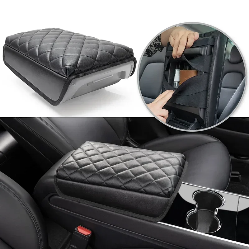 

Applicable to 17-22 model 3/Y armrest box pad, armrest box cover pad, car modification accessories