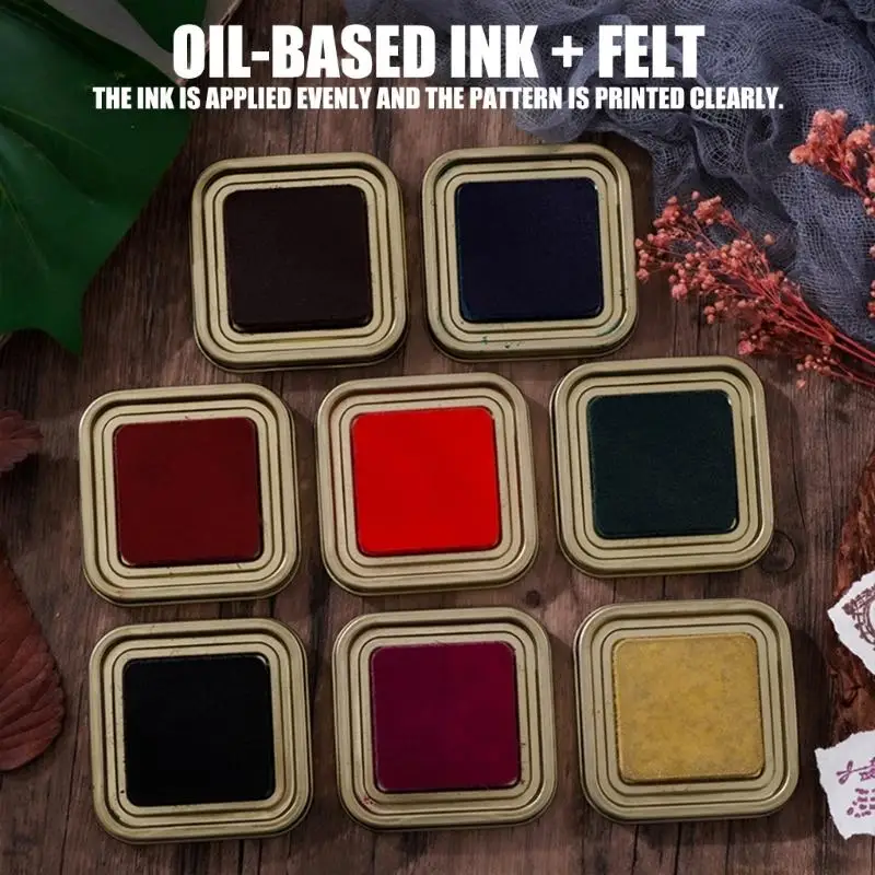 Picture 6: Oil Based Pad For Artists Quick Drying Waterproof Stamp Pad Craft Pad