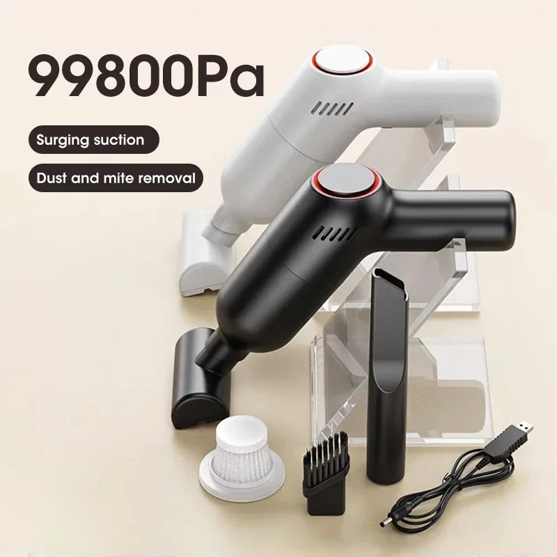 98000PA Wireless Car Vacuum Cleaner Air Blower Powerful Cleaning Machine Strong Suction Handheld for Car Portable Home Appliance