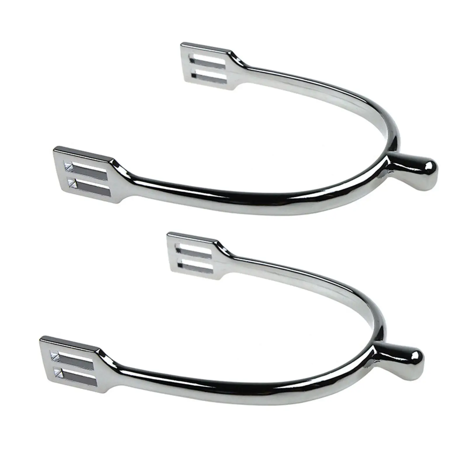 2 Pieces Horse Spurs Equestrian Accessory Classic Styles English Type Spurs