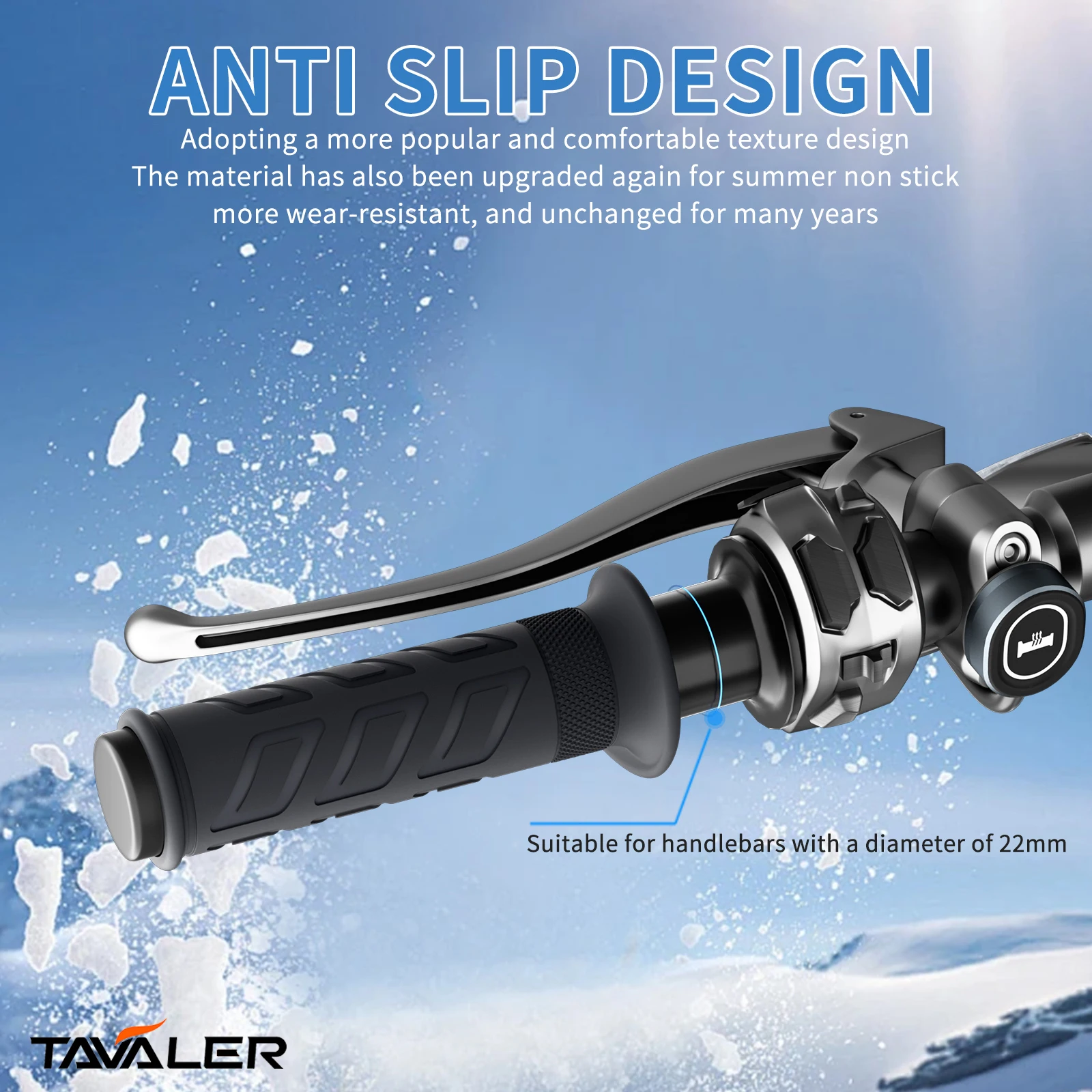 

Мотоциклетные нагревательные Рули t180, металлический/пластиковый переключатель, контроль температуры, зимние мотоциклетные электрические нагревательные Рули