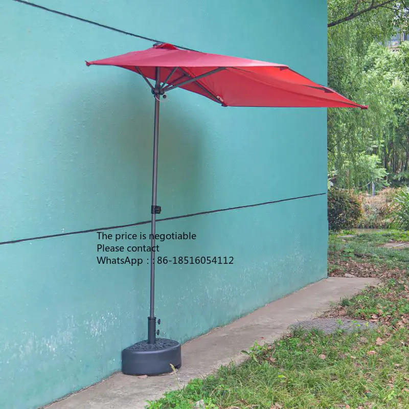 

Уличный зонт от солнца, терраса, сад, непромокаемый и водонепроницаемый балкон, защита от солнца у стены, половина зонта
