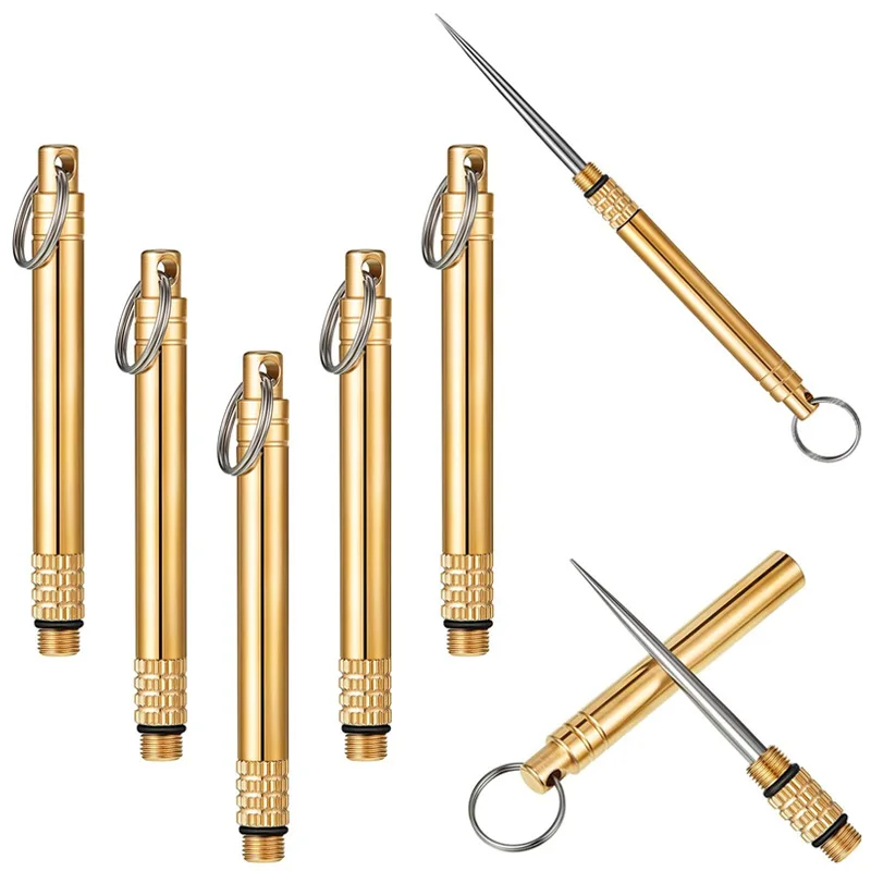 Creative Toothpicks Portable Fruit Picks Stainless Steel Toothpicks Essential Tools for Outdoor Camping Protective Tools