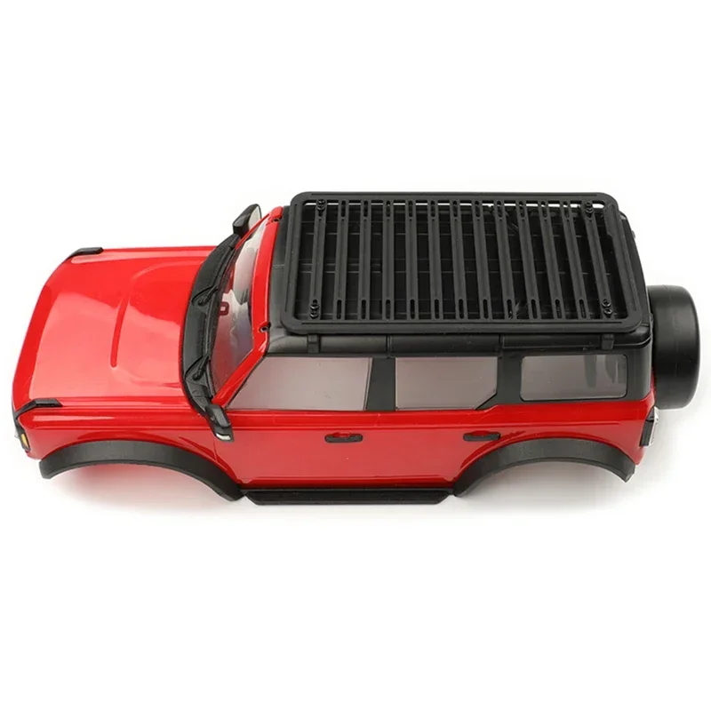 Plastic Simulation Black Roof Luggage Rack for 1/18 1/12 1/24 RC Crawler Traxxas TRX-4M Car TRX4M SCX24 Upgrade Parts