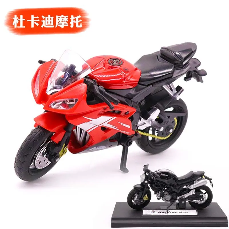 

1:18 Scale Ducati Diecast Alloy Motorcycle Model Toy with Display Base Perfect for Kids Boys Collectible Desktop Decoration