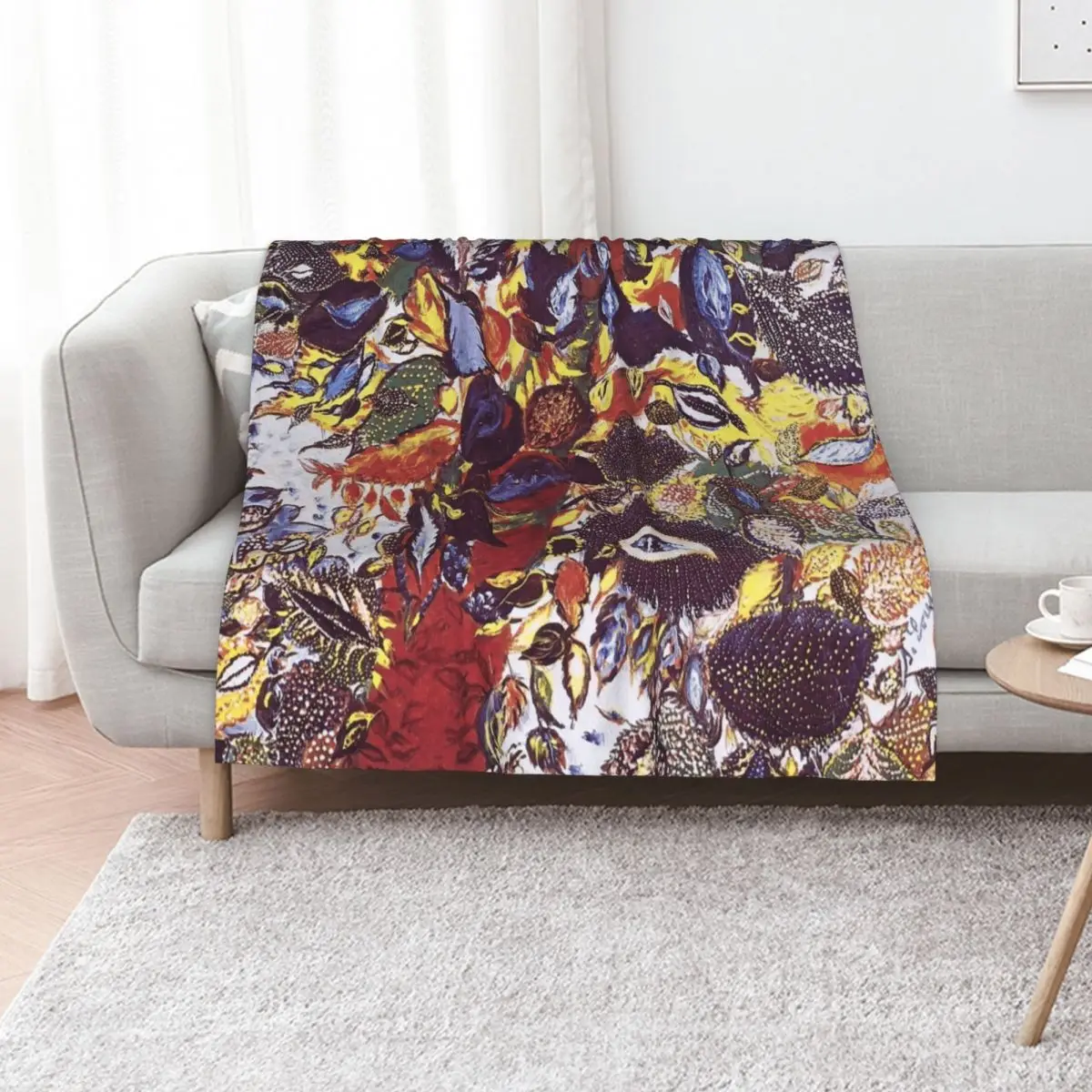 The tree in Paradise by Seraphine Louis Throw Blanket Personalized Gift for winter Baby Sofa Furry funny gift Blankets