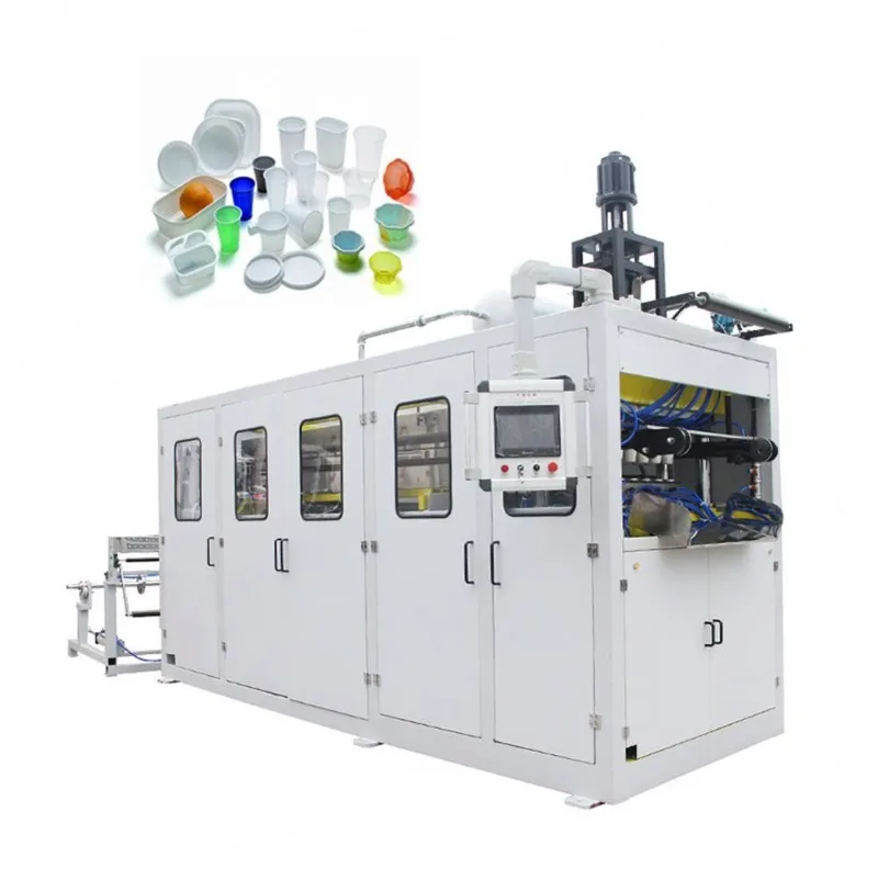 YCF-750420 Plastic Automatic PP/Pet/PLA Cup Thermoforming Machine Food Container Making Machine