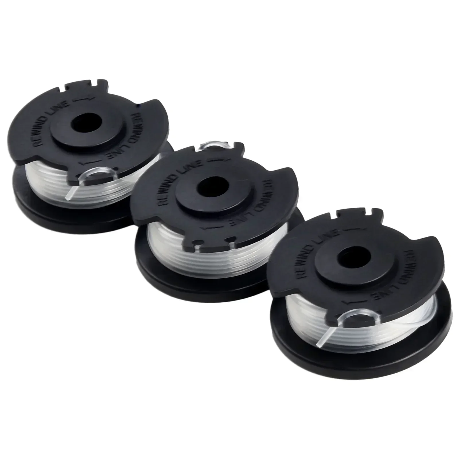 Convenient Pack Of 3 Long Lasting Spool Line Replacements For Einhell Grass Trimmer GECT 1828 Li And 1828 Li TC