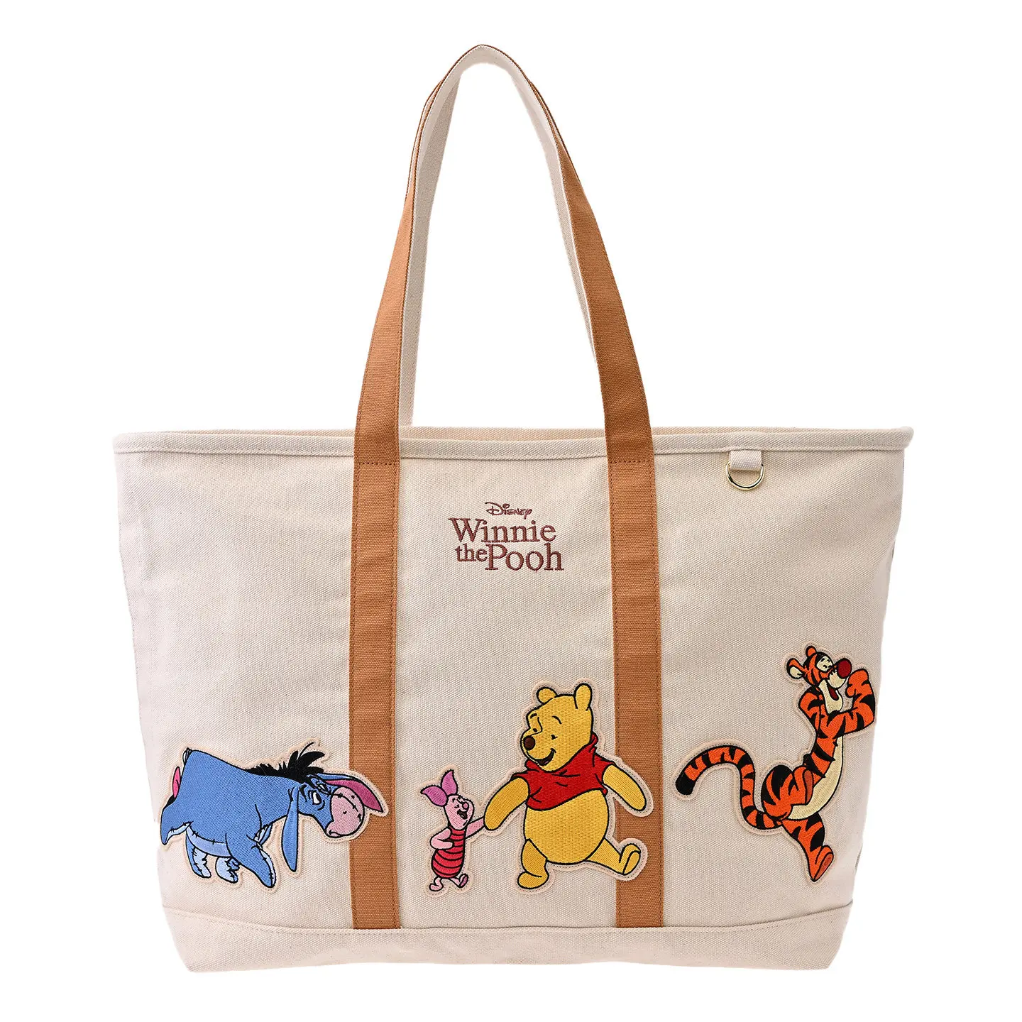 Official Shanghai Disney Bag Series Winnie The Pooh Mickey And His Friends Large Boat-shaped Bags Large Commuter Hand Bag Gift