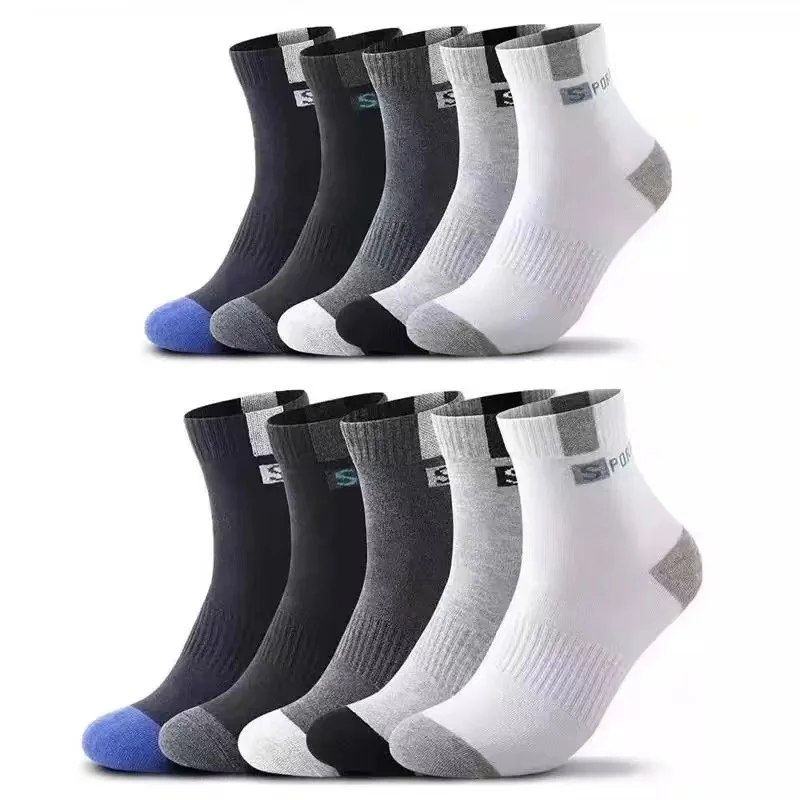 

10pairs/Lot Men's Socks Men's Ankle Socks Low Socks Breathable Sports Socks Casual Sports Summer Autumn Short Socks Size 38-45