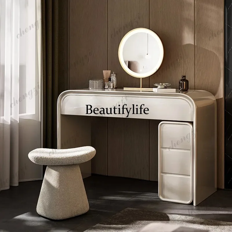 

Aesthetic French Vanity Table Storage Drawer Space Saving Adult Dressing Table Luxury Modern Mesa De Maquillaje Home Furniture