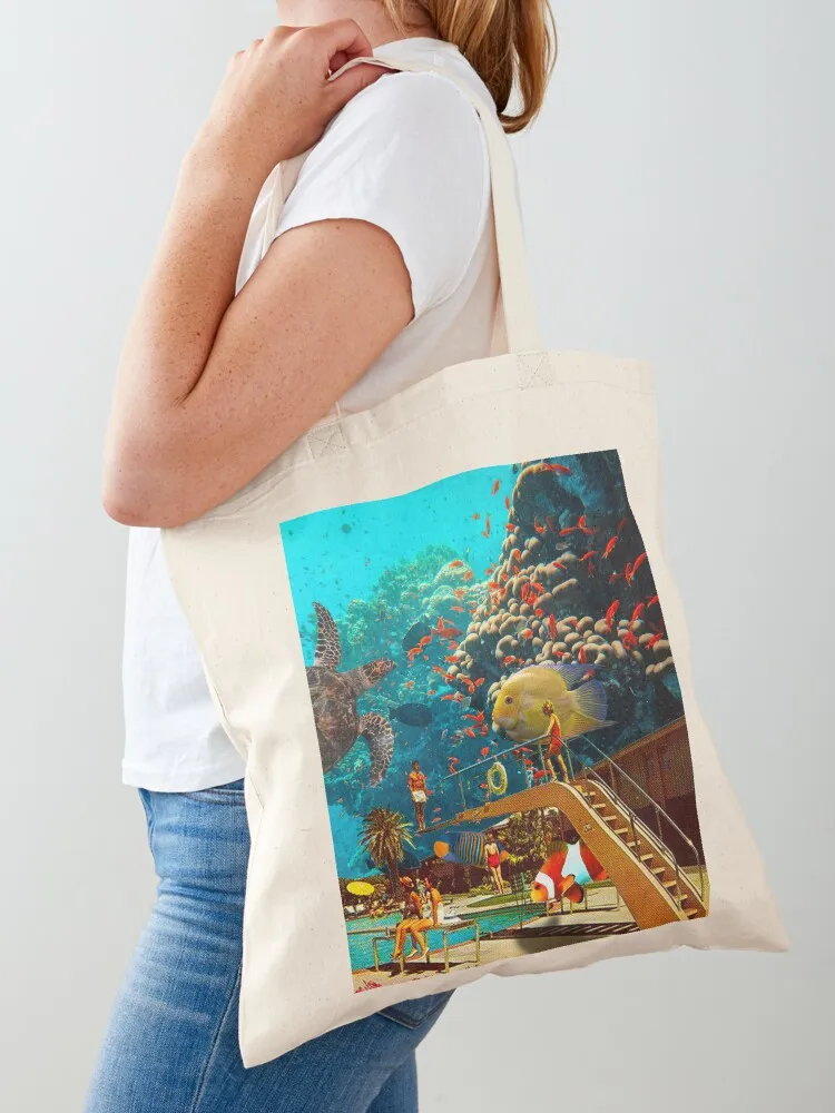 

Under Water Motel Tote Bag ecological bags Beach bag eco pack shopping cart bags