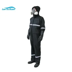 Lead free lightweight overall nuclear radiation protection suit for MULTI-HAZARD PROTECTION